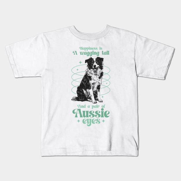 aussie eyes Kids T-Shirt by Chotu